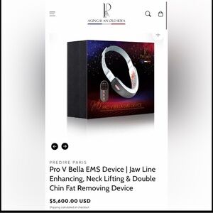 Predire Paris Pro V Bella EMS Device - White and Black